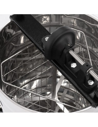 Honey extractor, 3 honey frames (universal basket), manual plastic drive, Ø400 mm, plastic valve, with legs – BASIC (Copy)