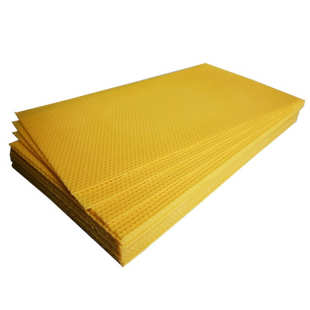 Vaxplötur Langstroth 2/3, 1kg (um 16 stykki)