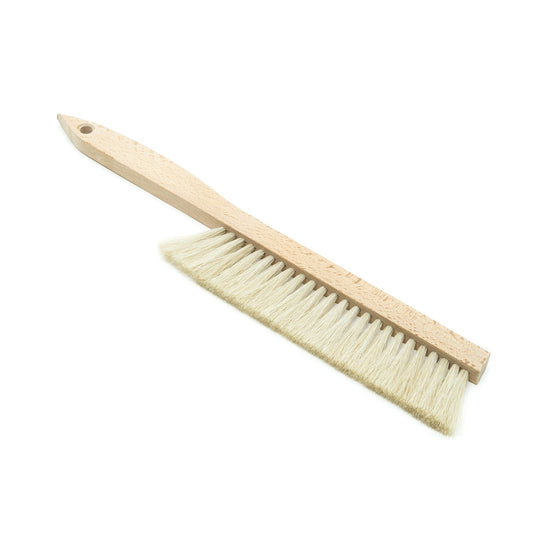 Bee brush with natural bristle, log